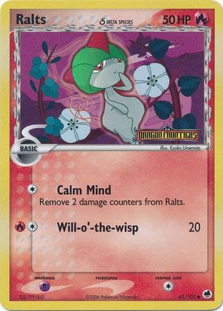 Ralts (61/101) (Delta Species) (Stamped) [EX: Dragon Frontiers] Pokemon Single Pokémon  | Multizone: Comics And Games