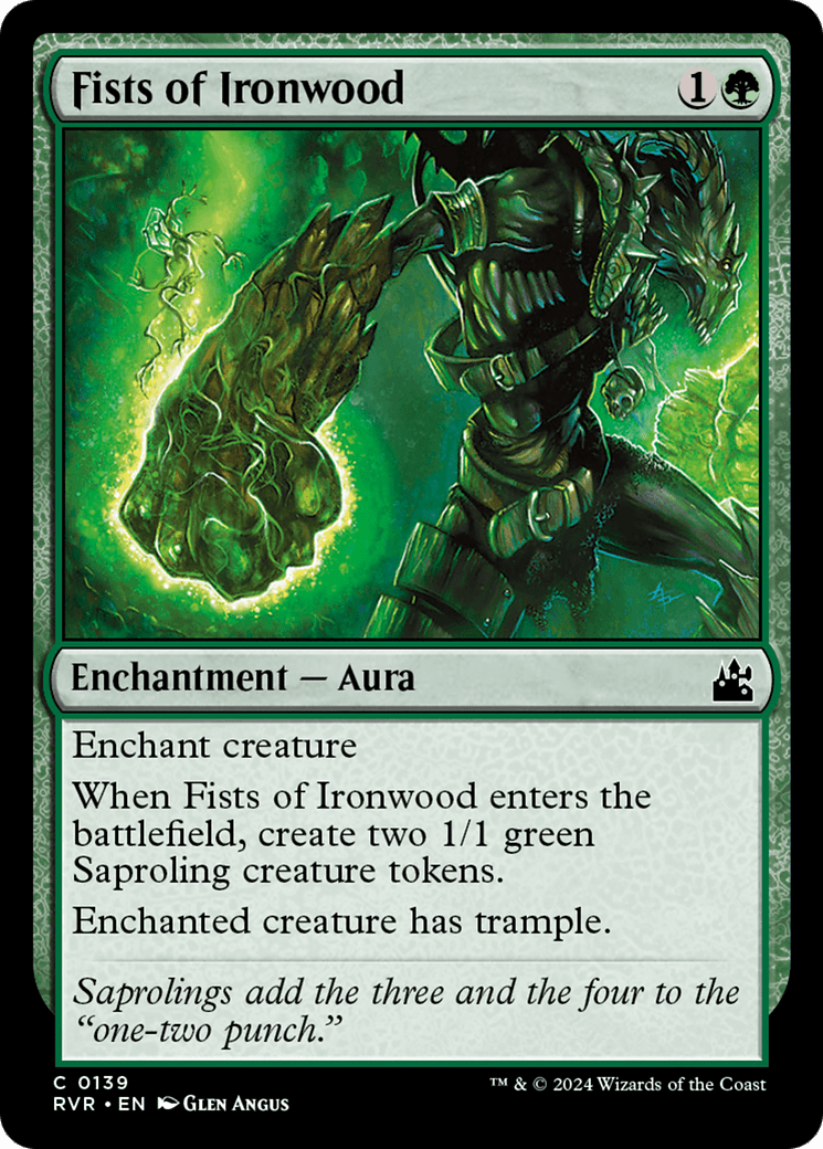 Fists of Ironwood [Ravnica Remastered] MTG Single Magic: The Gathering  | Multizone: Comics And Games