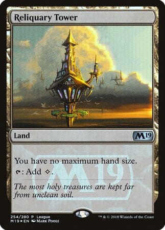 Reliquary Tower [Core Set 2019 Promos] MTG Single Magic: The Gathering  | Multizone: Comics And Games