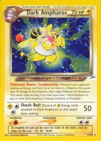 Dark Ampharos (1/105) [Neo Destiny Unlimited] Pokemon Single Pokémon  | Multizone: Comics And Games