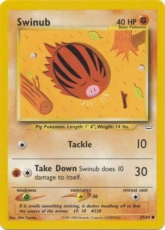 Swinub (57/64) [Neo Revelation Unlimited] Pokemon Single Pokémon  | Multizone: Comics And Games