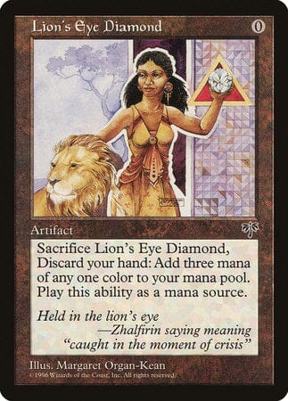 Lion's Eye Diamond [Mirage] MTG Single Magic: The Gathering  | Multizone: Comics And Games