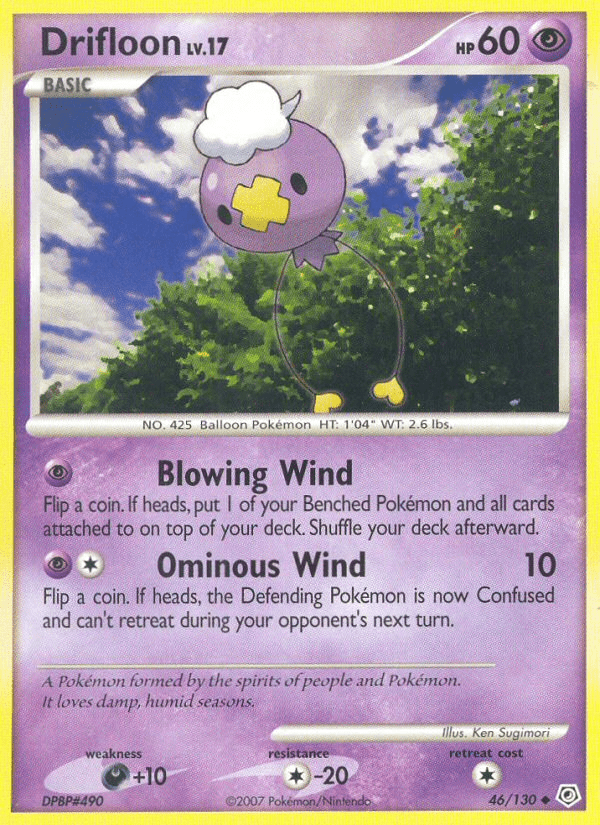 Drifloon (46/130) [Diamond & Pearl: Base Set] Pokemon Single Pokémon  | Multizone: Comics And Games