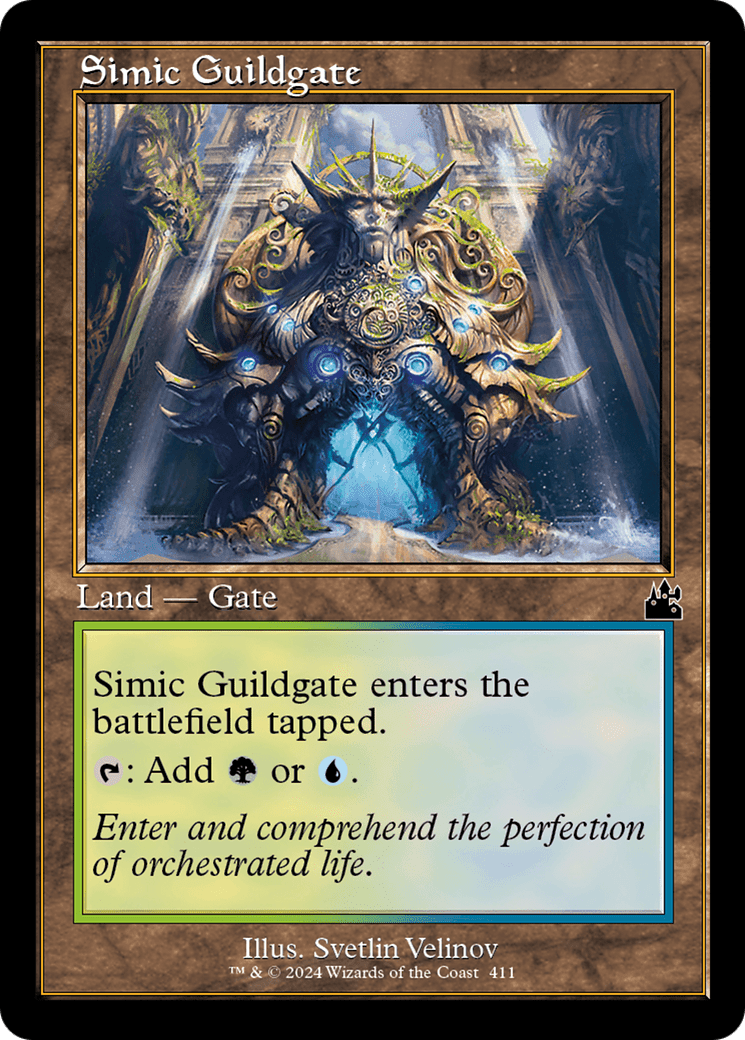 Simic Guildgate (Retro Frame) [Ravnica Remastered] MTG Single Magic: The Gathering  | Multizone: Comics And Games