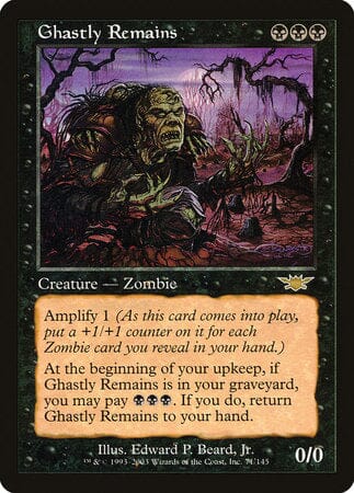 Ghastly Remains [Legions] MTG Single Magic: The Gathering  | Multizone: Comics And Games