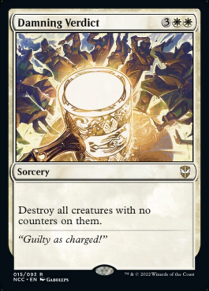 Damning Verdict [Streets of New Capenna Commander] MTG Single Magic: The Gathering  | Multizone: Comics And Games