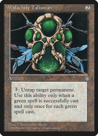 Malachite Talisman [Ice Age] MTG Single Magic: The Gathering  | Multizone: Comics And Games