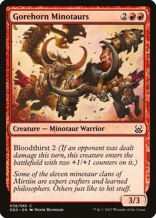 Gorehorn Minotaurs [Duel Decks: Mind vs. Might] MTG Single Magic: The Gathering  | Multizone: Comics And Games