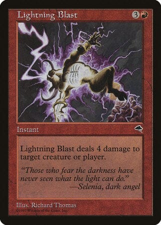 Lightning Blast [Tempest] MTG Single Magic: The Gathering  | Multizone: Comics And Games