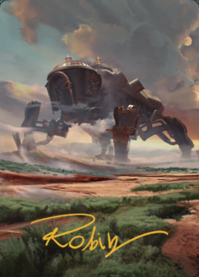 Plains (2) Art Card (Gold-Stamped Signature) [The Brothers' War Art Series] MTG Single Magic: The Gathering  | Multizone: Comics And Games