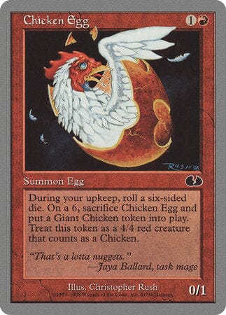 Chicken Egg [Unglued] MTG Single Magic: The Gathering  | Multizone: Comics And Games