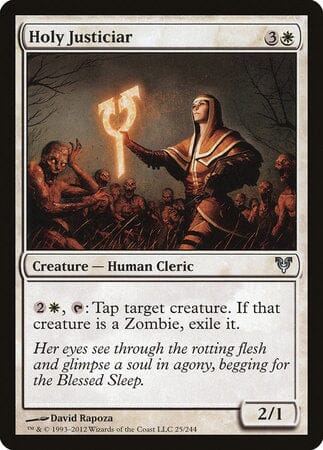 Holy Justiciar [Avacyn Restored] MTG Single Magic: The Gathering  | Multizone: Comics And Games