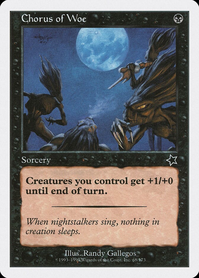 Chorus of Woe [Starter 1999] MTG Single Magic: The Gathering  | Multizone: Comics And Games