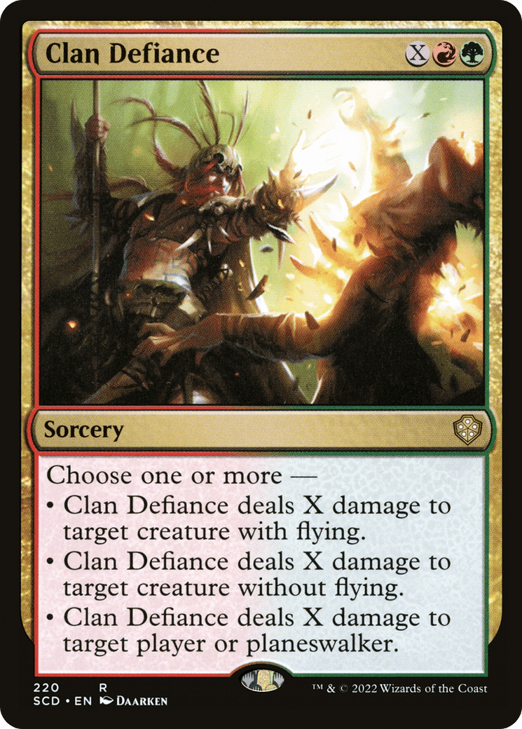 Clan Defiance [Starter Commander Decks] MTG Single Magic: The Gathering  | Multizone: Comics And Games
