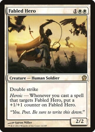 Fabled Hero [Theros] MTG Single Magic: The Gathering  | Multizone: Comics And Games