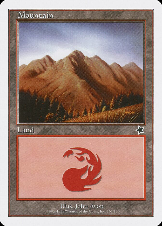 Mountain (167) [Starter 1999] MTG Single Magic: The Gathering  | Multizone: Comics And Games