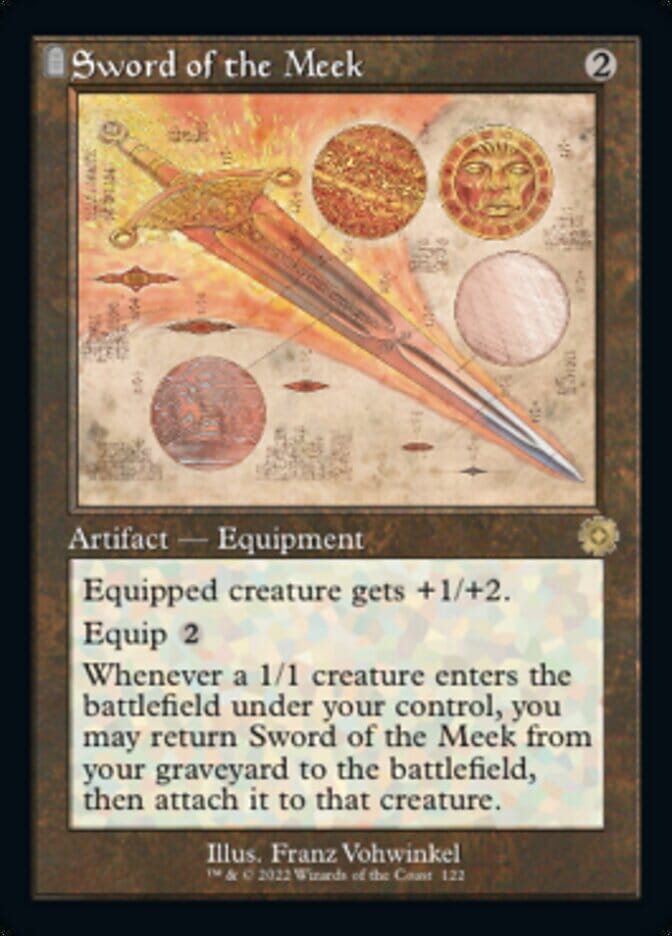 Sword of the Meek (Retro Schematic) [The Brothers' War Retro Artifacts] MTG Single Magic: The Gathering  | Multizone: Comics And Games