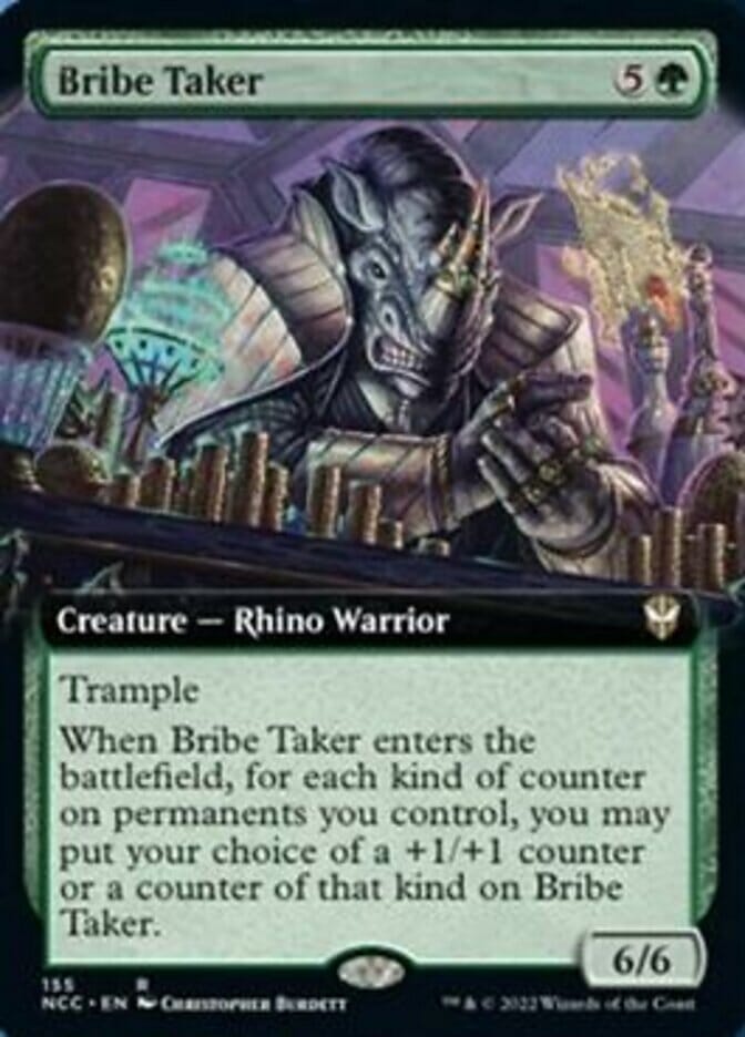 Bribe Taker (Extended Art) [Streets of New Capenna Commander] MTG Single Magic: The Gathering  | Multizone: Comics And Games