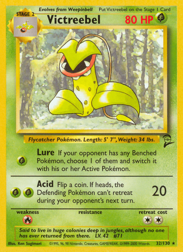 Victreebel (32/130) [Base Set 2] Pokemon Single Pokémon  | Multizone: Comics And Games