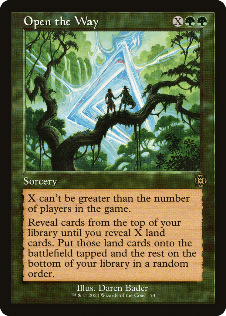 Open the Way (Retro) [March of the Machine: The Aftermath] MTG Single Magic: The Gathering  | Multizone: Comics And Games
