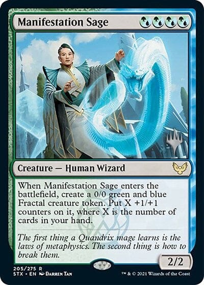 Manifestation Sage (Promo Pack) [Strixhaven: School of Mages Promos] MTG Single Magic: The Gathering  | Multizone: Comics And Games
