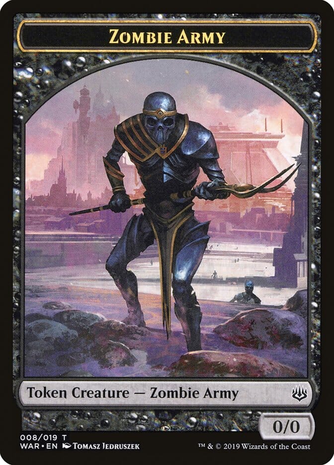 Zombie Army (008/019) [War of the Spark Tokens] MTG Single Magic: The Gathering  | Multizone: Comics And Games