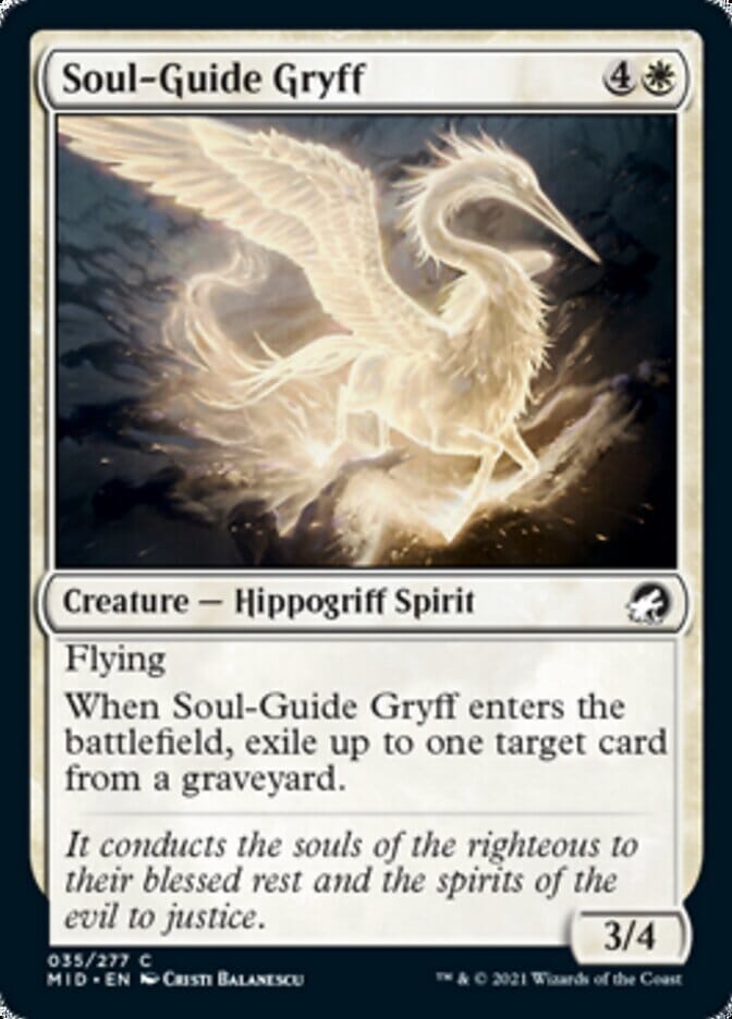 Soul-Guide Gryff [Innistrad: Midnight Hunt] MTG Single Magic: The Gathering  | Multizone: Comics And Games