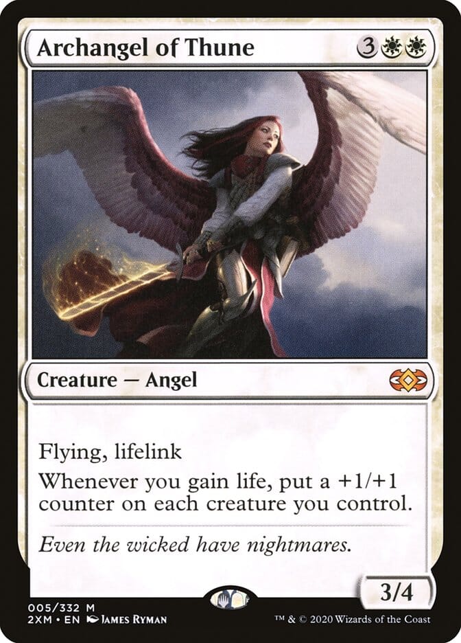 Archangel of Thune [Double Masters] MTG Single Magic: The Gathering  | Multizone: Comics And Games