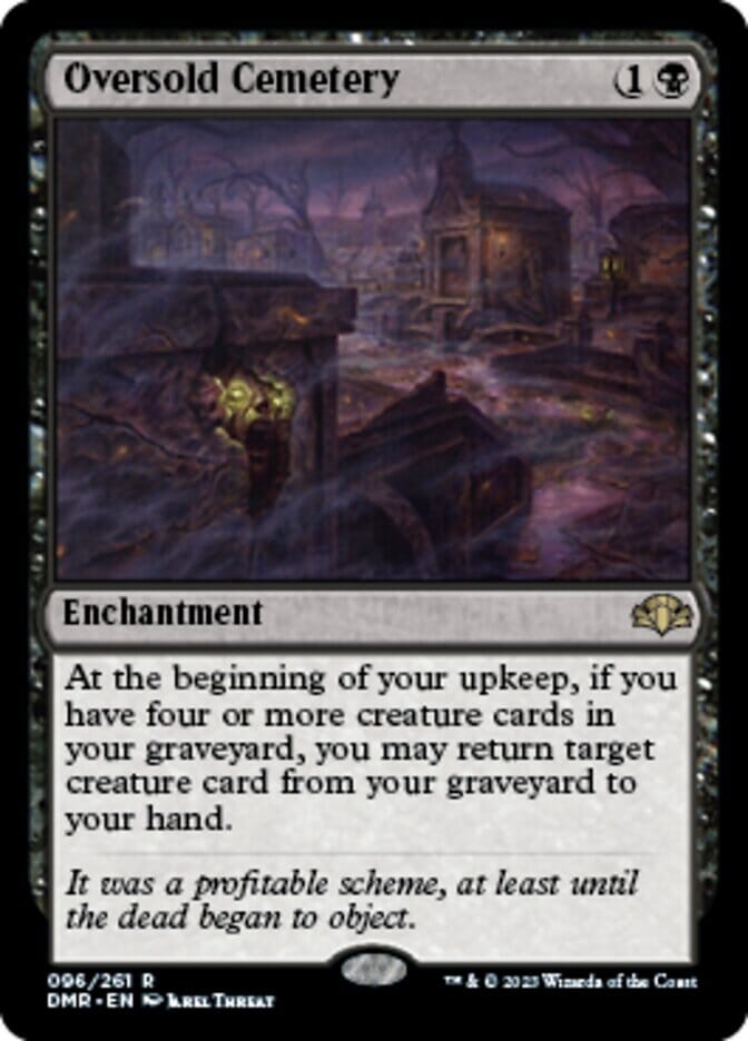 Oversold Cemetery [Dominaria Remastered] MTG Single Magic: The Gathering  | Multizone: Comics And Games