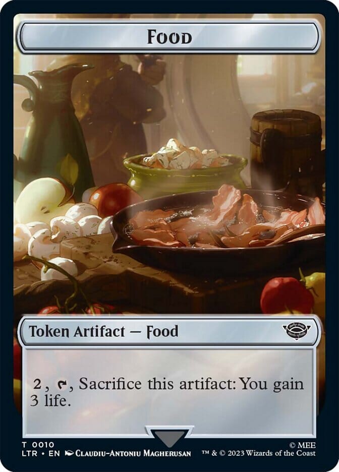 Food Token (10) [The Lord of the Rings: Tales of Middle-Earth Tokens] MTG Single Magic: The Gathering  | Multizone: Comics And Games