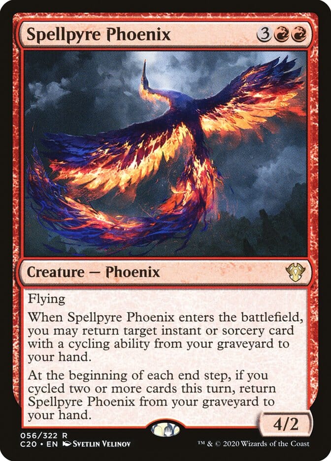Spellpyre Phoenix [Commander 2020] MTG Single Magic: The Gathering  | Multizone: Comics And Games