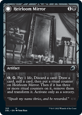 Heirloom Mirror // Inherited Fiend [Innistrad: Double Feature] MTG Single Magic: The Gathering  | Multizone: Comics And Games