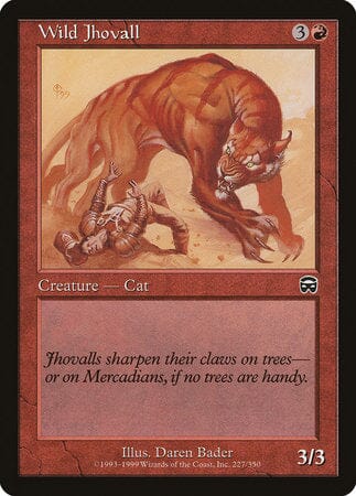 Wild Jhovall [Mercadian Masques] MTG Single Magic: The Gathering  | Multizone: Comics And Games