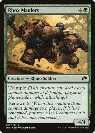 Rhox Maulers [Magic Origins] MTG Single Magic: The Gathering  | Multizone: Comics And Games