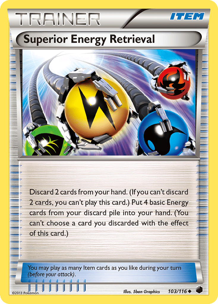 Superior Energy Retrieval (103/116) [Black & White: Plasma Freeze] Pokemon Single Pokémon  | Multizone: Comics And Games
