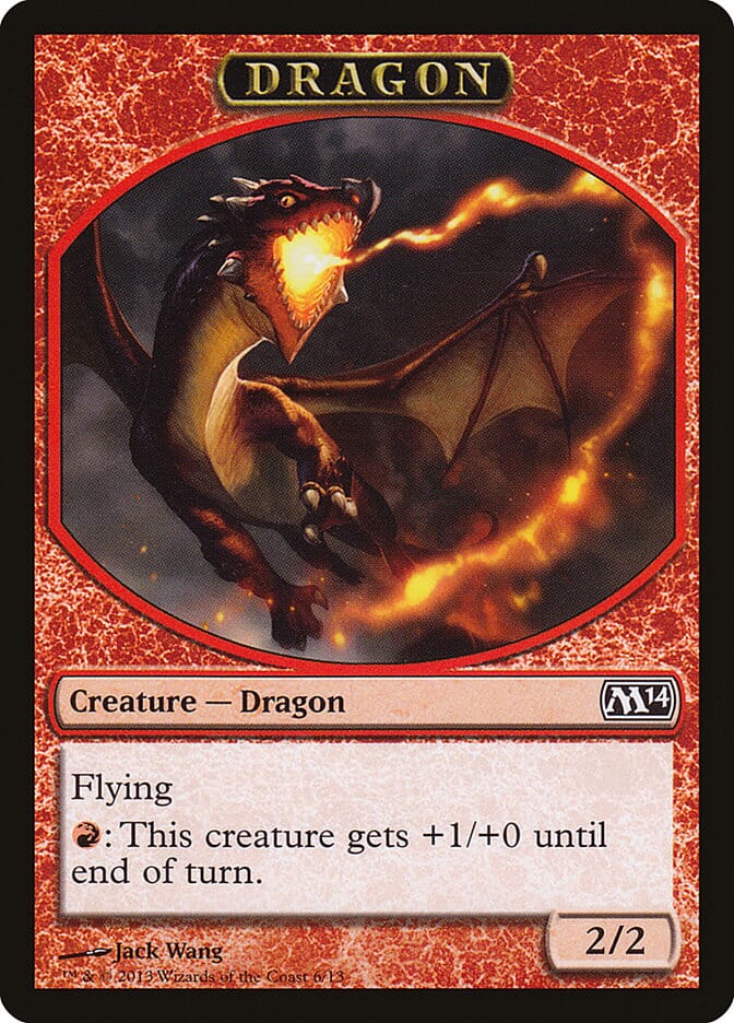 Dragon [Magic 2014 Tokens] | Multizone: Comics And Games