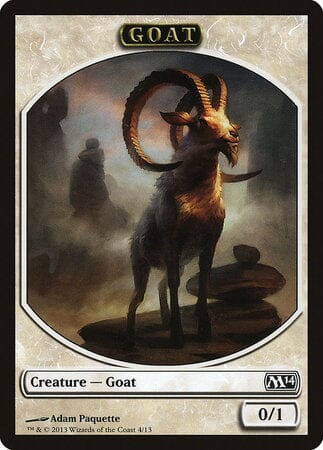 Goat Token [Magic 2014 Tokens] MTG Single Magic: The Gathering  | Multizone: Comics And Games