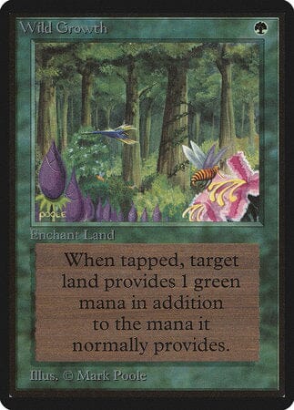 Wild Growth [Limited Edition Beta] MTG Single Magic: The Gathering  | Multizone: Comics And Games