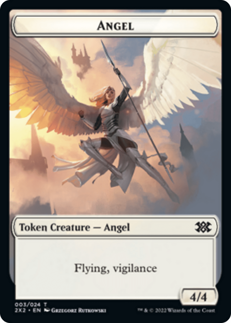 Drake // Angel Double-sided Token [Double Masters 2022 Tokens] MTG Single Magic: The Gathering  | Multizone: Comics And Games
