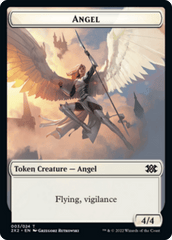 Zombie // Angel Double-sided Token [Double Masters 2022 Tokens] MTG Single Magic: The Gathering  | Multizone: Comics And Games