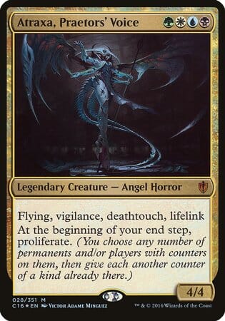 Atraxa, Praetors' Voice (Commander 2016) [Commander 2016 Oversized] MTG Single Magic: The Gathering  | Multizone: Comics And Games