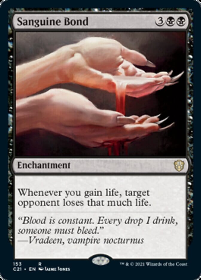 Sanguine Bond [Commander 2021] MTG Single Magic: The Gathering  | Multizone: Comics And Games