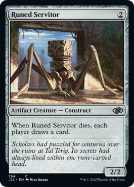 Runed Servitor [Jumpstart 2022] MTG Single Magic: The Gathering  | Multizone: Comics And Games