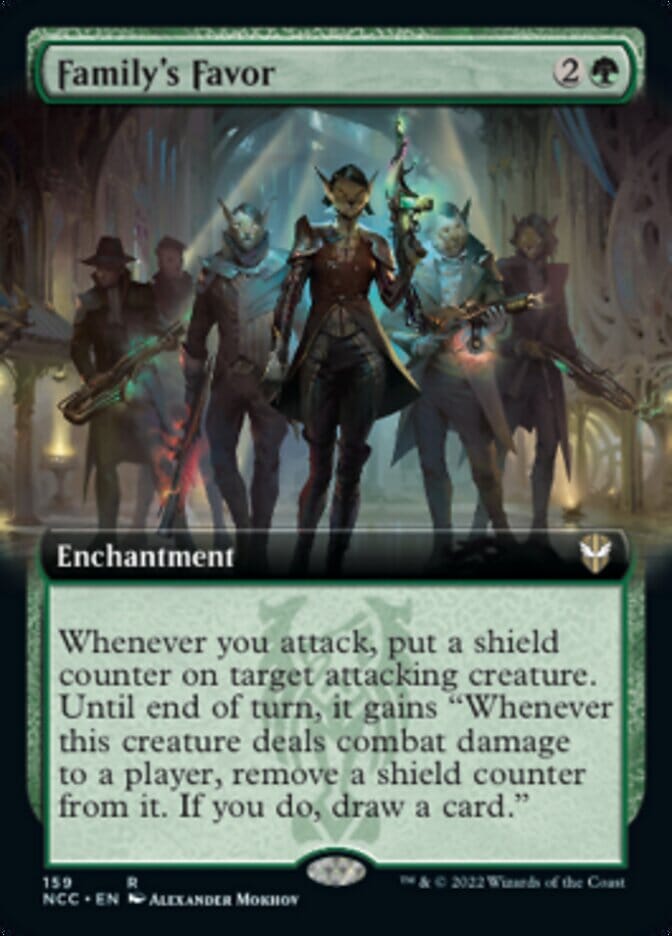 Family's Favor (Extended Art) [Streets of New Capenna Commander] MTG Single Magic: The Gathering  | Multizone: Comics And Games
