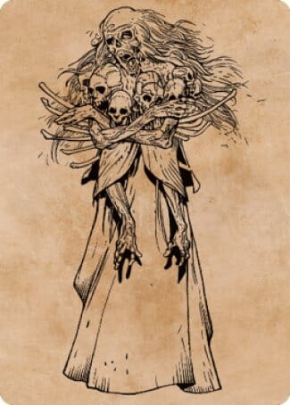 Myrkul, Lord of Bones Art Card (73) [Commander Legends: Battle for Baldur's Gate Art Series] MTG Single Magic: The Gathering  | Multizone: Comics And Games