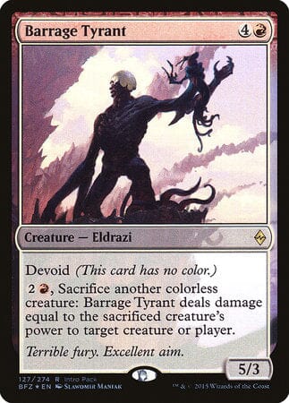 Barrage Tyrant [Battle for Zendikar Promos] MTG Single Magic: The Gathering  | Multizone: Comics And Games