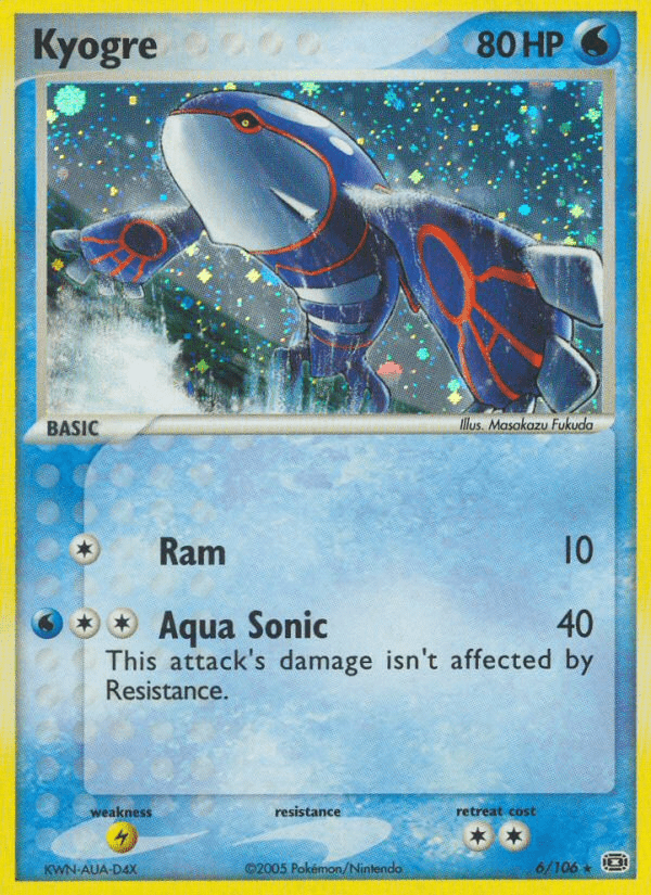 Kyogre (6/106) [EX: Emerald] Pokemon Single Pokémon  | Multizone: Comics And Games