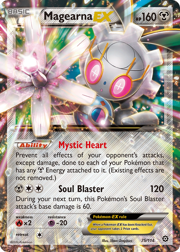 Magearna EX (75/114) [XY: Steam Siege] Pokemon Single Pokémon  | Multizone: Comics And Games