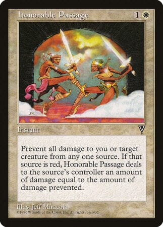 Honorable Passage [Visions] MTG Single Magic: The Gathering  | Multizone: Comics And Games
