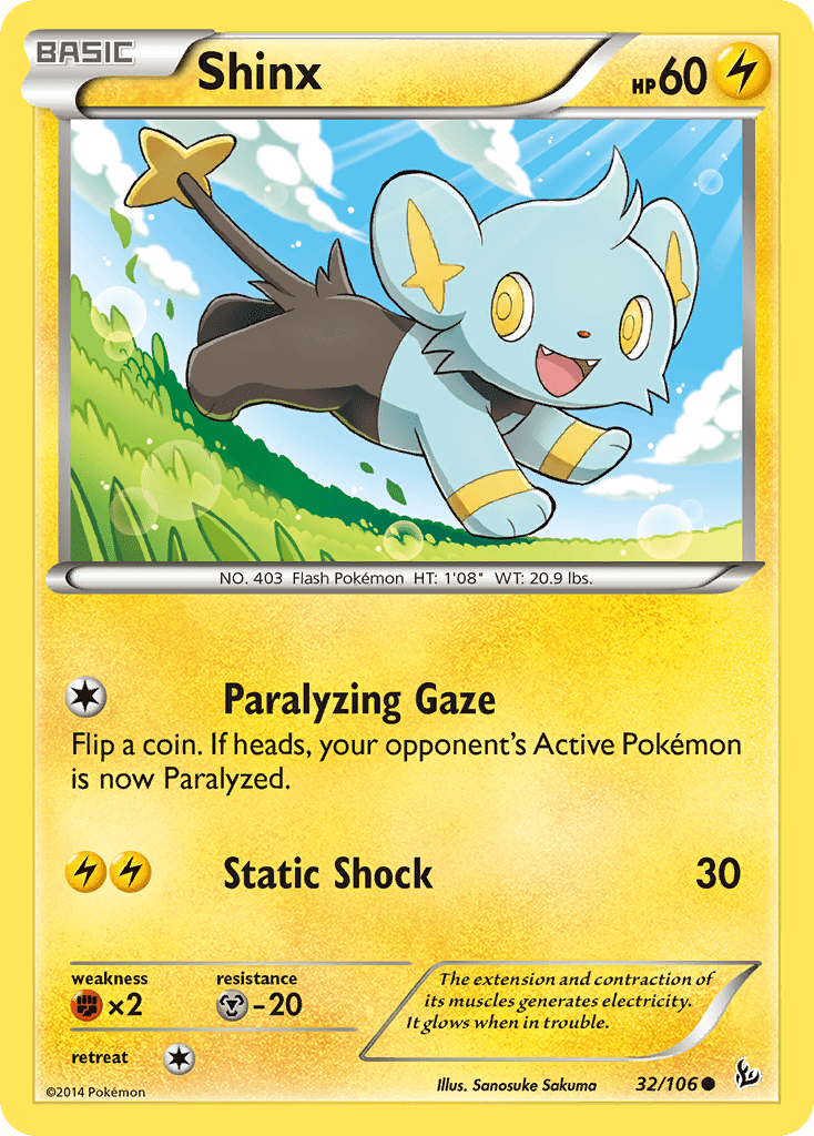 Shinx (32/106) [XY: Flashfire] Pokemon Single Pokémon  | Multizone: Comics And Games